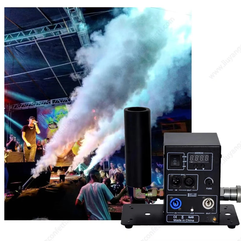 High Power Stage Wedding Effect CO2 Jet Machine 100W DMX512 Control CO2 Smoke Machine Co2 Effect Fog Smoke for Event Party Club