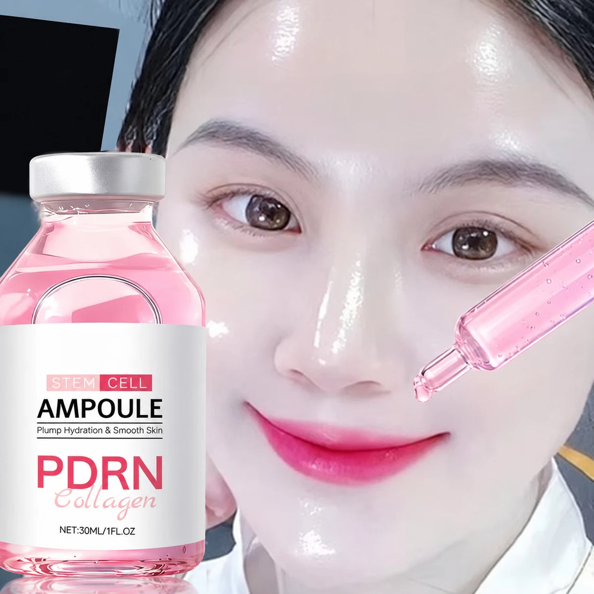 PDRN Stem Cell Ampoule Serum Collagen Anti-Aging Moisturizing Firming Brightening Reduce Fine Lines Facial Skin Care