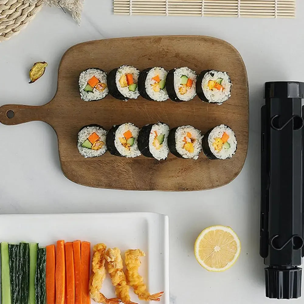 Quick Sushi Maker DIY Roller Rice Mold Meat Vegetable Rolling Mold Sushi Device Making Machine Bento Kitchen Gadgets