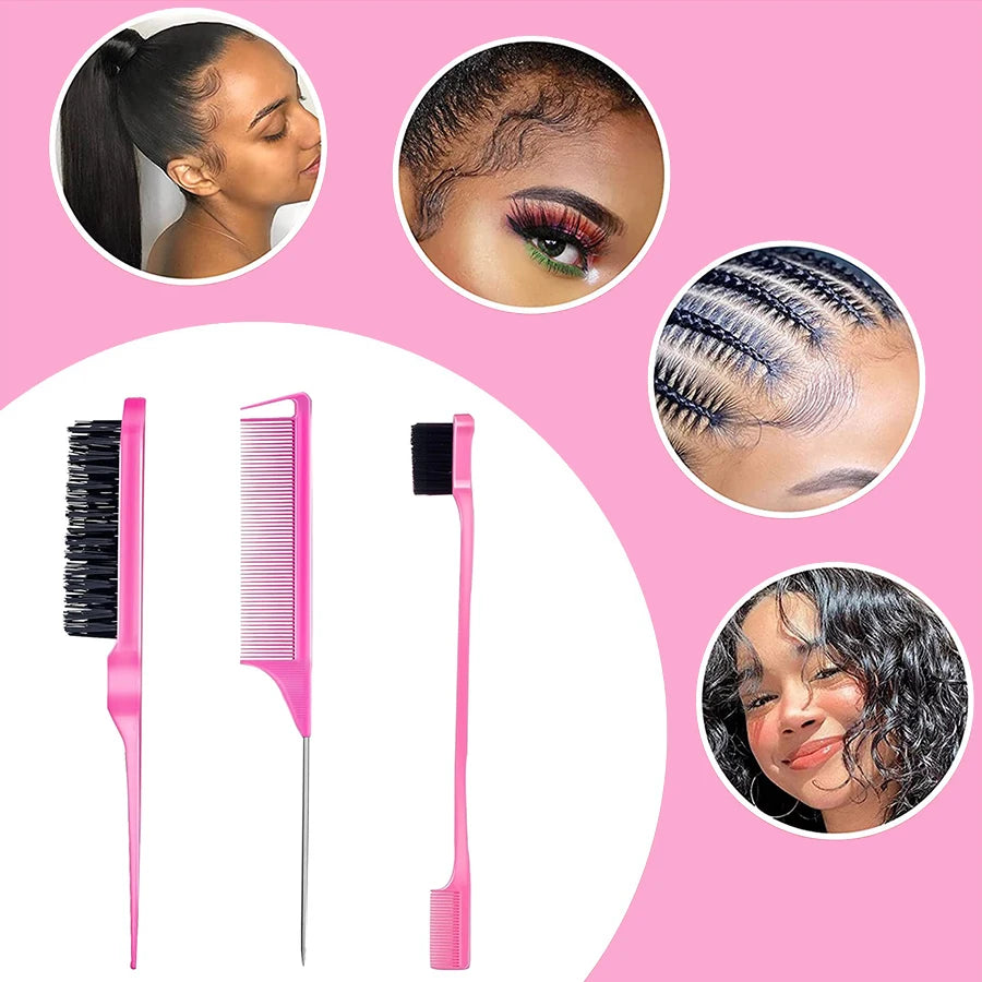 GOIPLE Moisturizing & Nourishing Rice Water & Rosemary Spray Smoothing Hair Wax Stick Flyaway Control Baby Bangs Gel Styling Wax
