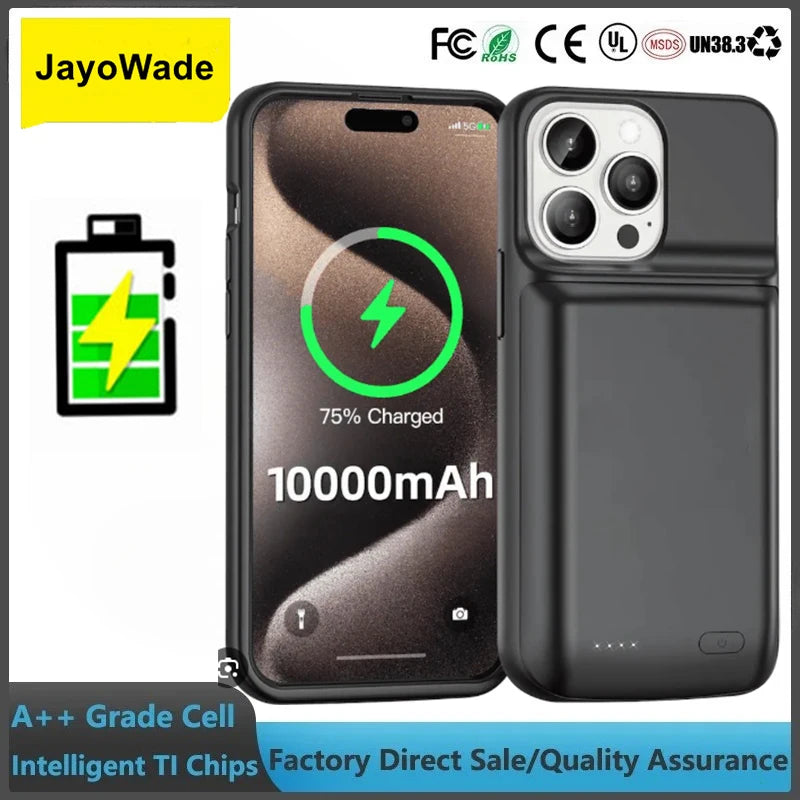 Factory 10000Mah Power Bank For iphone 17 Air 16 Plus 15 14 13 Mini 12 11 Pro Max X XR XS 6 6S 7 8 SE 2020 Battery Charger Case