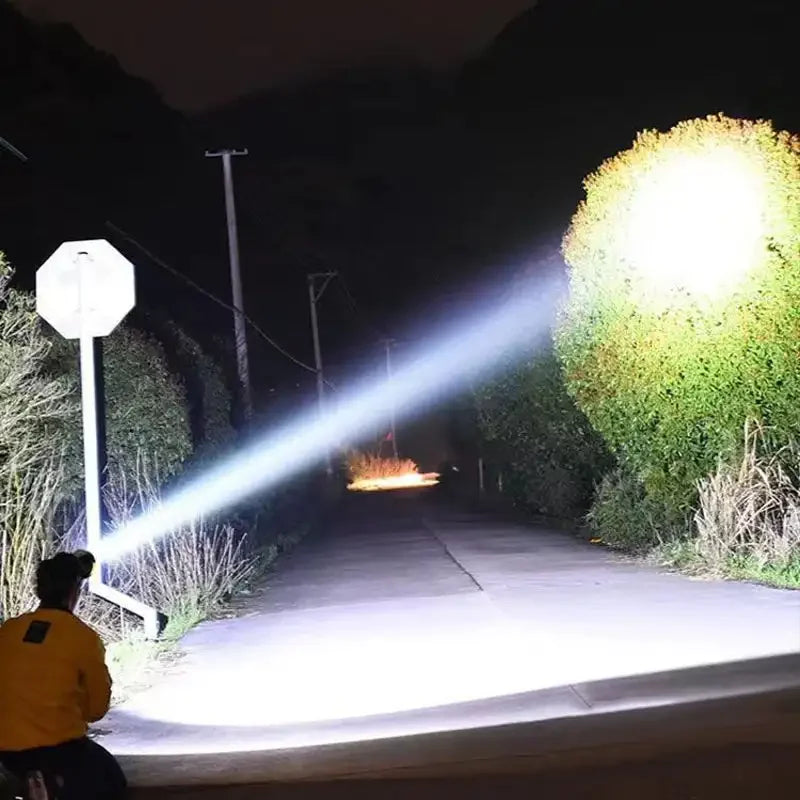 5000000LM Powerful Headlamp 800W Led Sensor Head Flashlight Long Range High Power Headlight With Yellow Light Fishing Head Torch