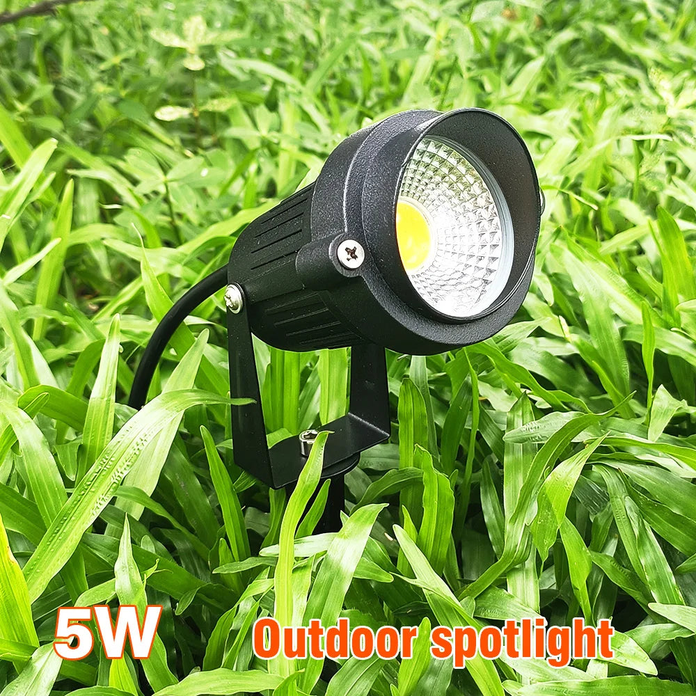 LED Lawn Light Lamp RGB Waterproof Spotlight Green Yellow Courtyard Landscape Illuminated Trees Lights Ground Mounted Floodlight