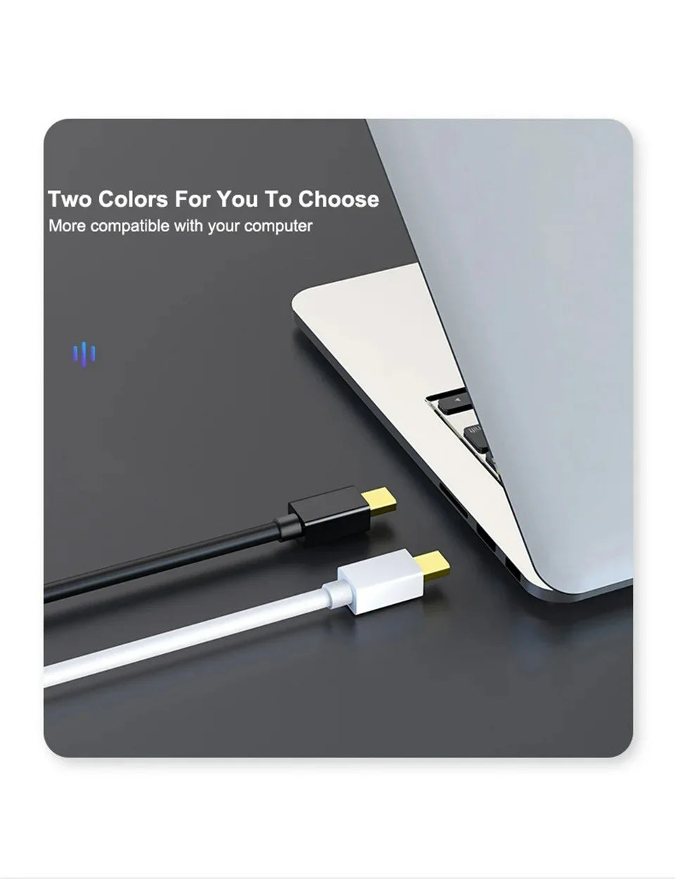 Mini DisplayPort to HDMI Adapter 4K 1080P Male to Female Converter Cable for MacBook Air Pro Dell HP Lenovo Surface Laptop