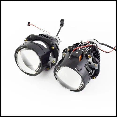 Ronan 2.5INCH 42W 6000K HD Bi-LED Projector Lens Dual LED Chips for H1 H4 H7 9005/9006 Socket Car Lossless Upgrade Retrofit