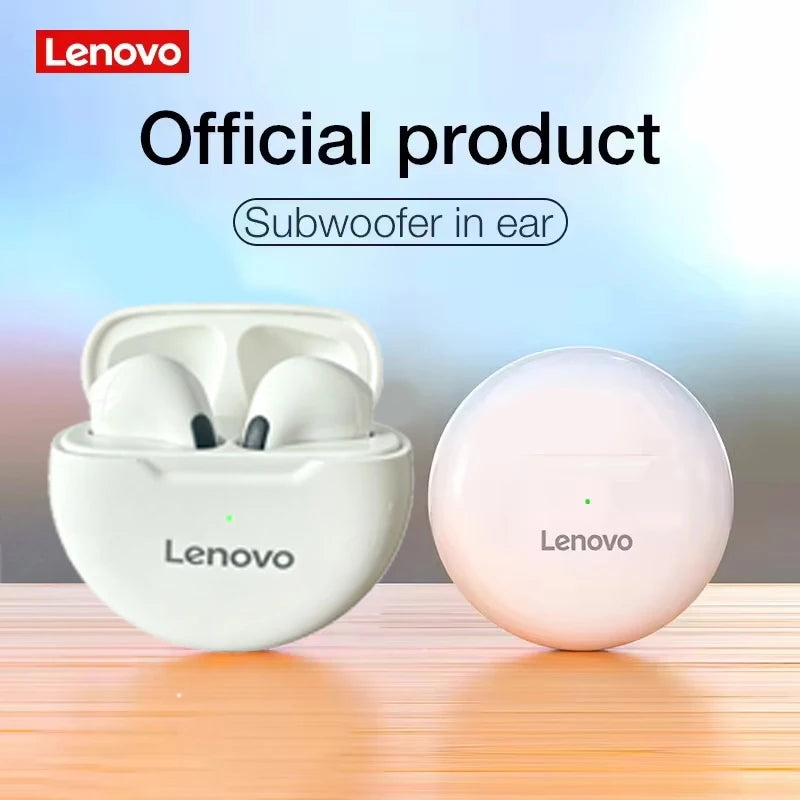 Original Lenovo HT38 Wireless Headphones TWS Bluetooth Earphones HD Stereo Game Call Noise Reduction Earbuds Music Sport Headset