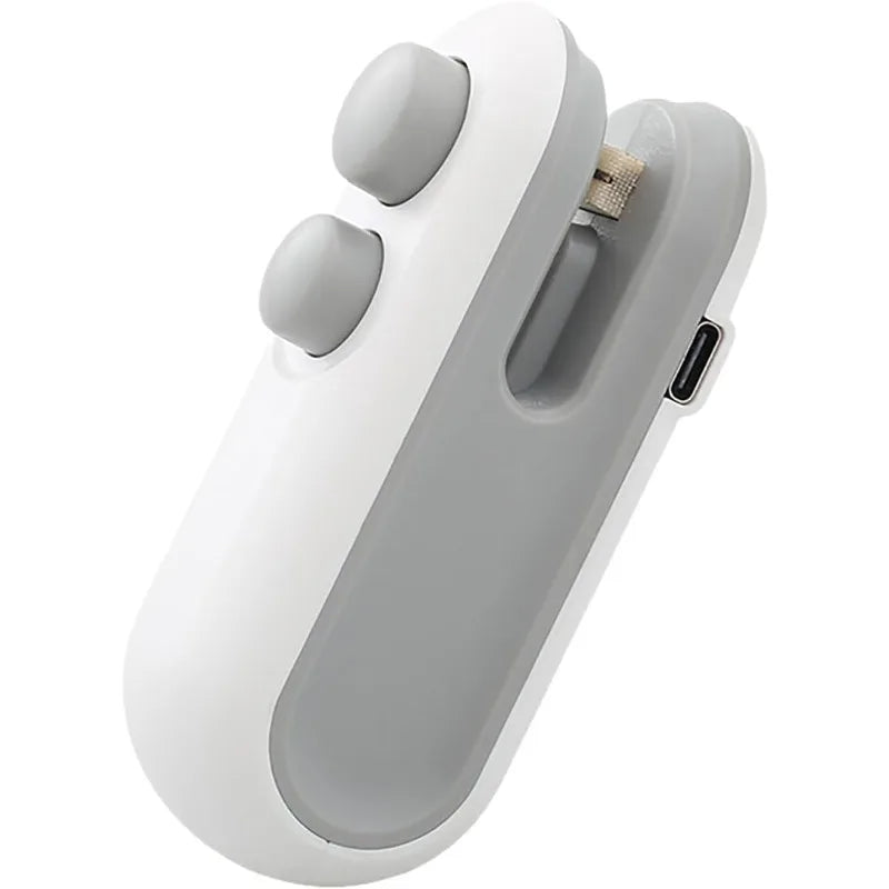 Mini USB Rechargeable Handheld Heat Sealer – Portable Bag Sealer for Plastic Food Storage & Snack Clip Bags