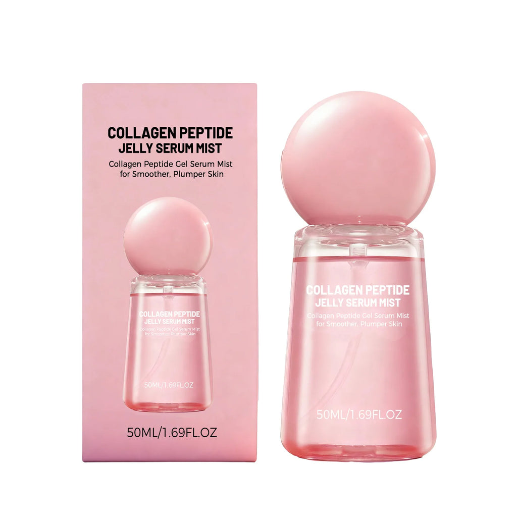 Collagen Peptide Jelly Mist Serum Facial Rejuvenation Deep Hydration Moisturizing  Firming Plumping Refreshing Face Care Mist