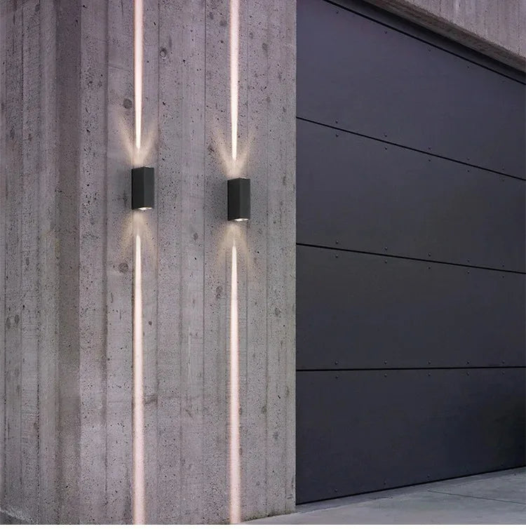 LED Indoor Outdoor Wall Lamps Villa Courtyard Pillar Spotlight Stair Lighting Boundary Home Illumination