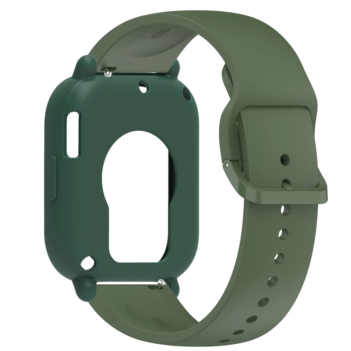 for Redmi Watch 5 Lite / 5 Active Silicone Case + Strap Repacement Bracelet Belt Smart correa Watchband Protective Shell Cover