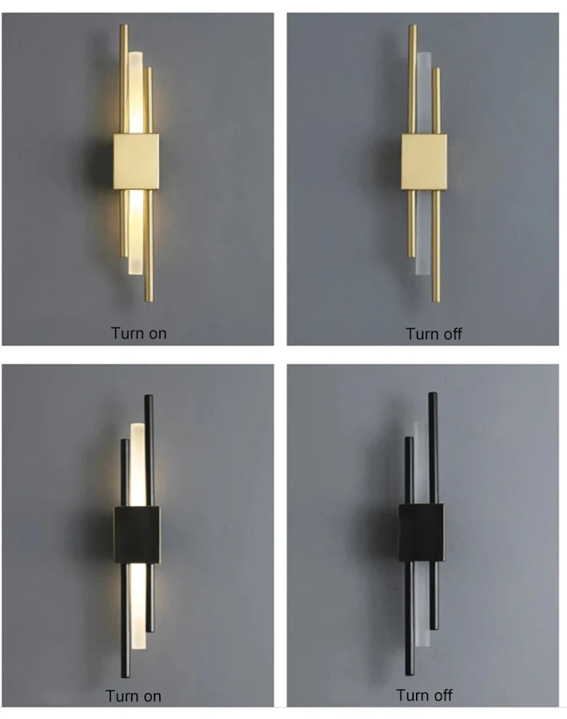 Modern Led Wall Lamp Indoor Lighting Nordic Decoration Wall Lights Living Room Corridor Bedroom Bedside Sconces Bathroom Mirror