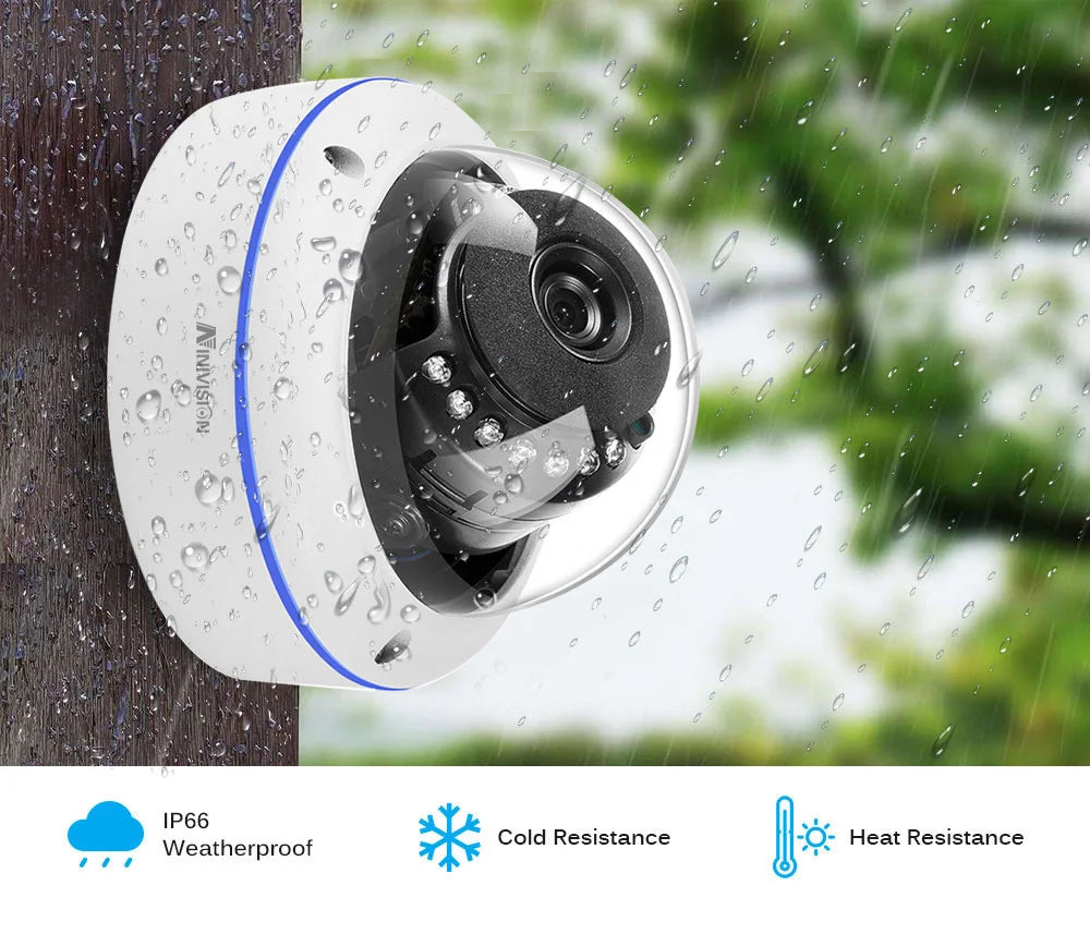 Smart life 6MP POE IP Dome Security Camera Metal outdoor indoor home Ceiling Camera Video Surveillance Audio Record CCTV Cam