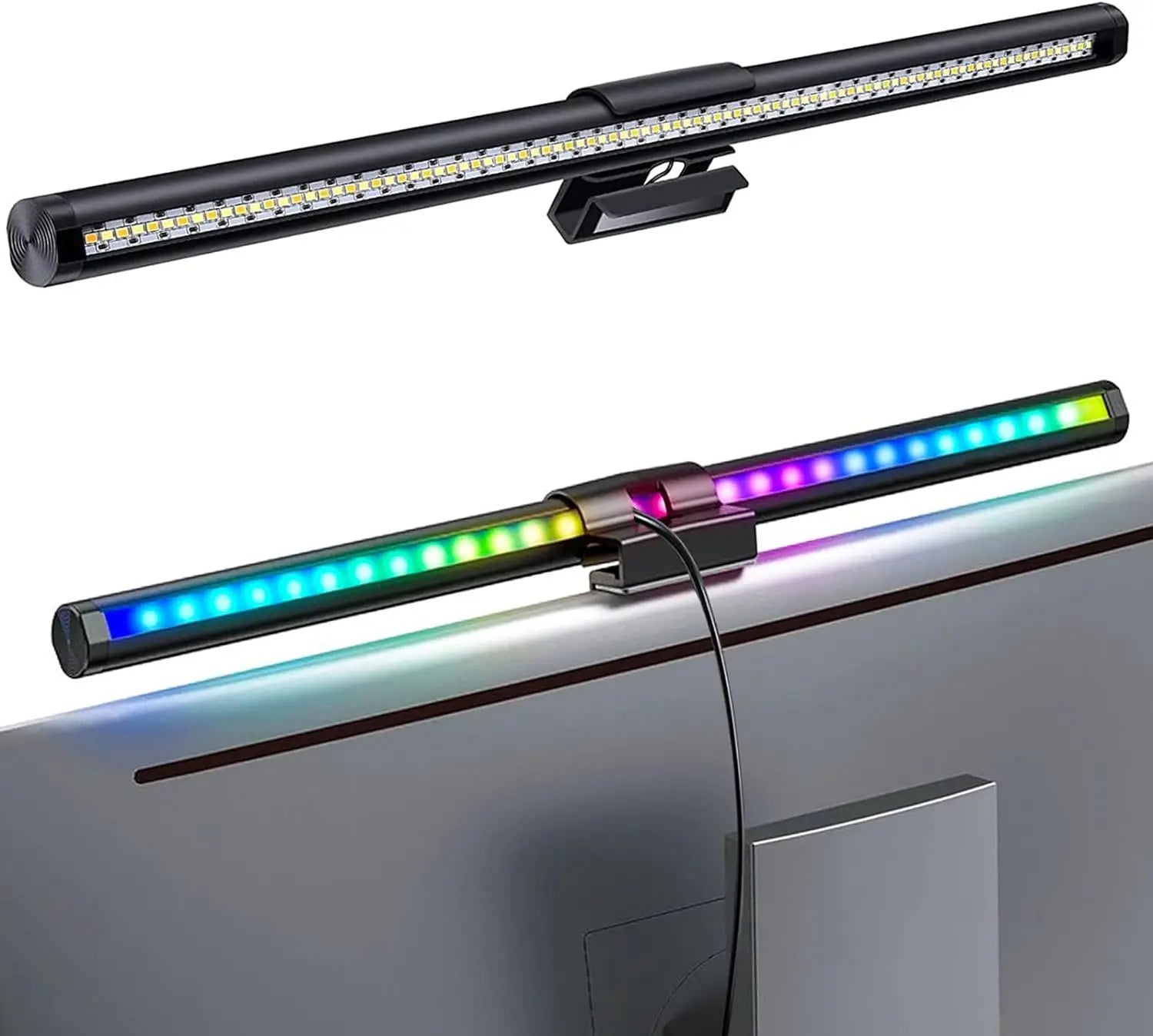 Smart RGB Monitor Light Bar Led Lights Wifi Dimmable Setup Gaming Room Decor Lightbar PC Screen Hanging Remote Control Desk Lamp