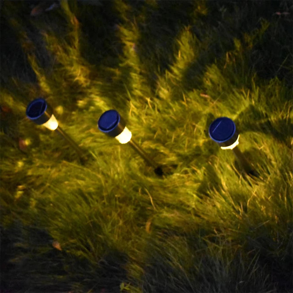 5pcs Solar Patio Step Light, Garden Underground Spotlights, Diamond Transparent Lights, Landscape Lawn Light, Solar LED Garden