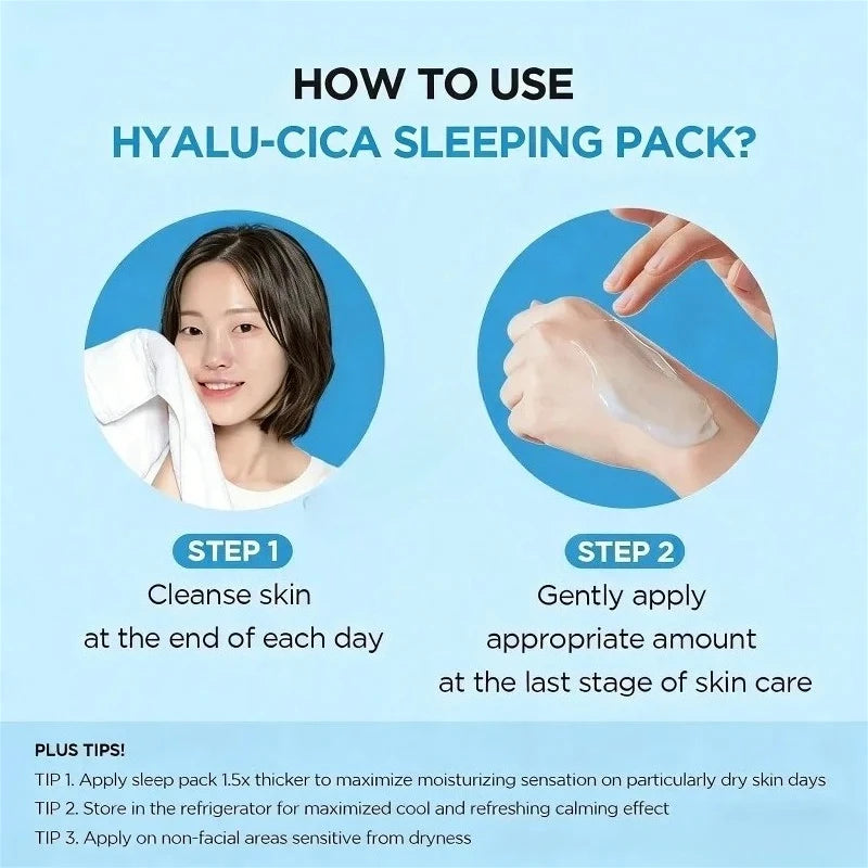 Korean Centella Hyalu-Cica Travel Kit,Toner, Ampoule Serum,Face Moisturizer Cream and Night Sleeping Pack Mini 4pcs Skincare Set