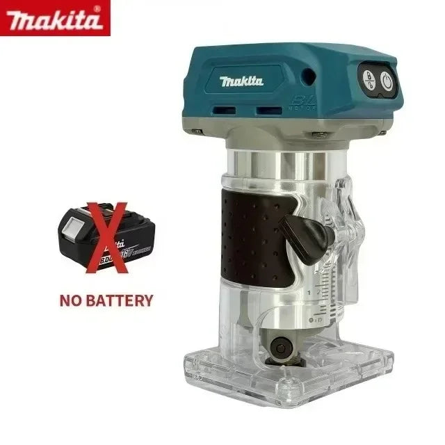 Makita DRT50 18V LXT Cordless Trimmer, Brushless Motor, Professional Rechargeable Slotting and Milling Tool,Edge trimmer