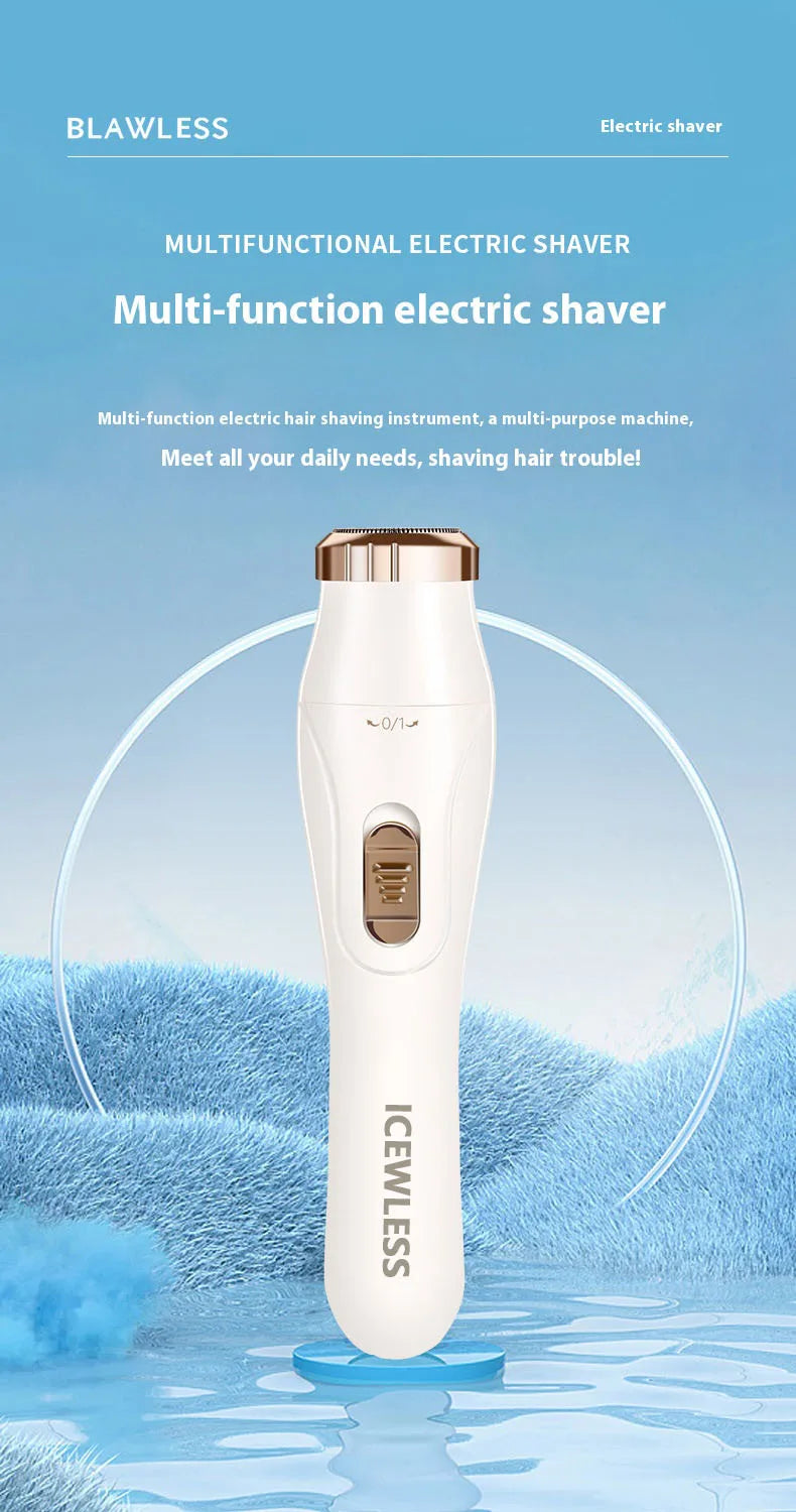 Electric Hair Trimmers for Women Waterproof Razor Painless Private Body Hair Removal Device shaver Bikini Arm Leg Face Shaving