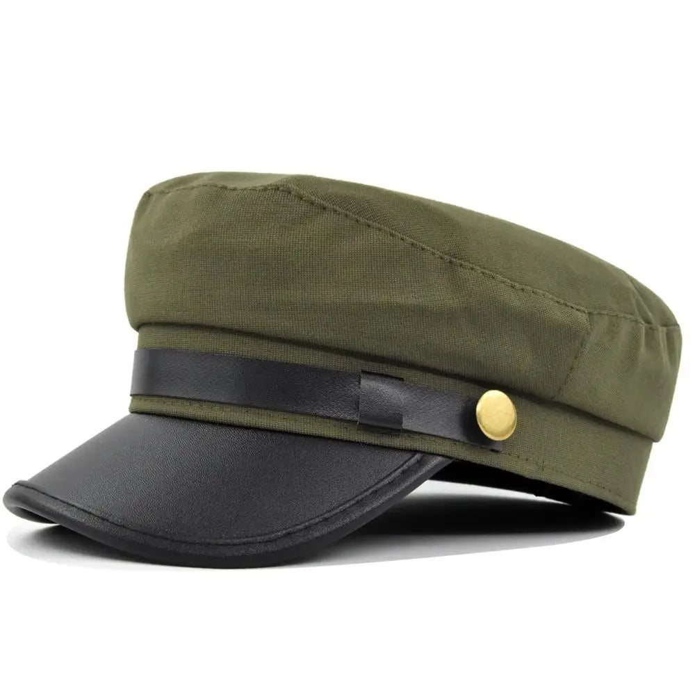 Navy Cap Vintage Flat Cap Octagonal Hat British Style Beret Hats Salior Hat Newsboy Hat Flat Peaked Caps Outdoor Travel