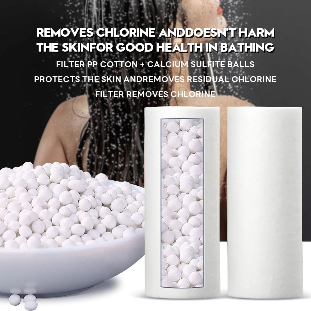 Shower Head Filter,Water Softener, Soft& Improve Hair/ Skin Chlorine Removal,Bathroom Accessories