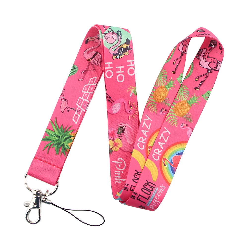 100 Designs Cute Art Lanyard for Keys Chain Badge Holder ID Credit Card Pass Hang Rope Lariat Mobile Phone Charm Accessories