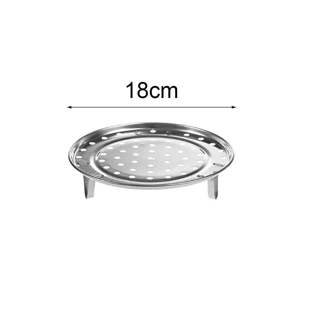 New 28/30/32/34cm Durable Dumplings Fish Steaming Tray Cooking Gadgets Thickened Steamer Stainless Steel Kitchen Wok