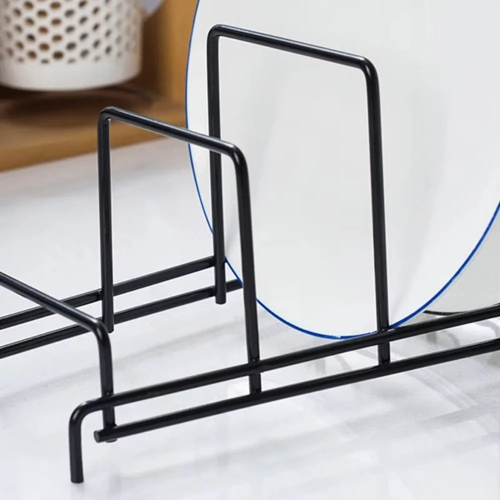 Minimalism Multi Layer Iron Art Rack Shelf Rust-Free Metal Kitchen Organizer Rack Multifunctional Pot Cover Rack Bowl Dish