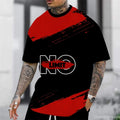 2026 Men's Fashion Anime T-Shirt Summer Loose Short Sleeve Comfortable Fabric Oversized Sports Jersey Casual Tops
