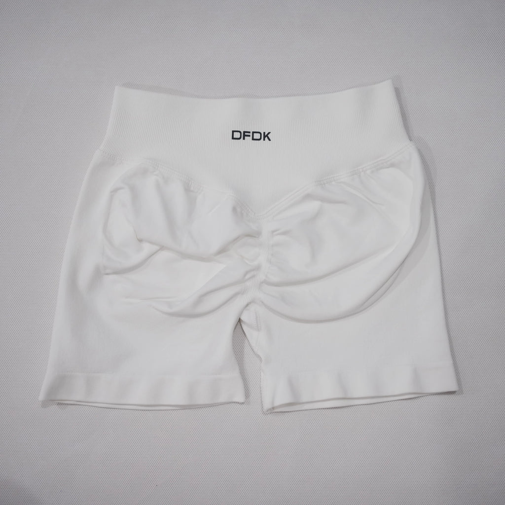 DFDK Women High Waist Yoga Shorts Scrunch Butt Lift Squat Proof Push Up Workout Shorts Gym Running Fitness Athletic Shorts