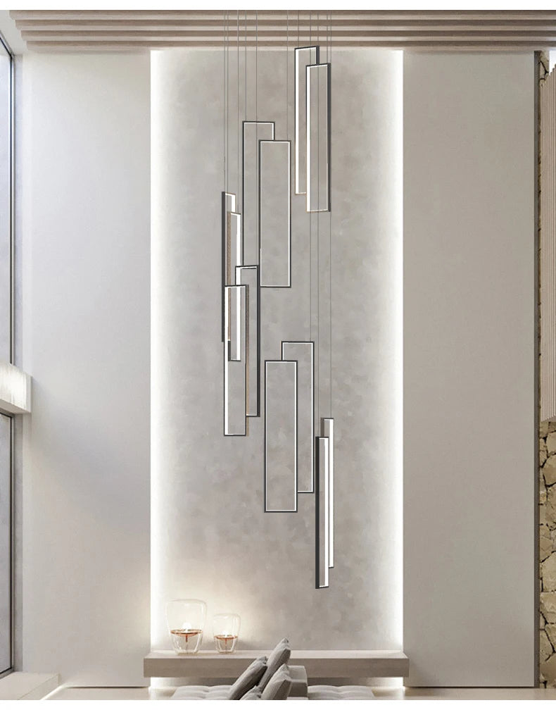 Stairs Lighting Led Ceiling Light Pendant Lamp For Dining Room Living Room Chandelier Modern Pendant Hanging Lamps For Ceiling