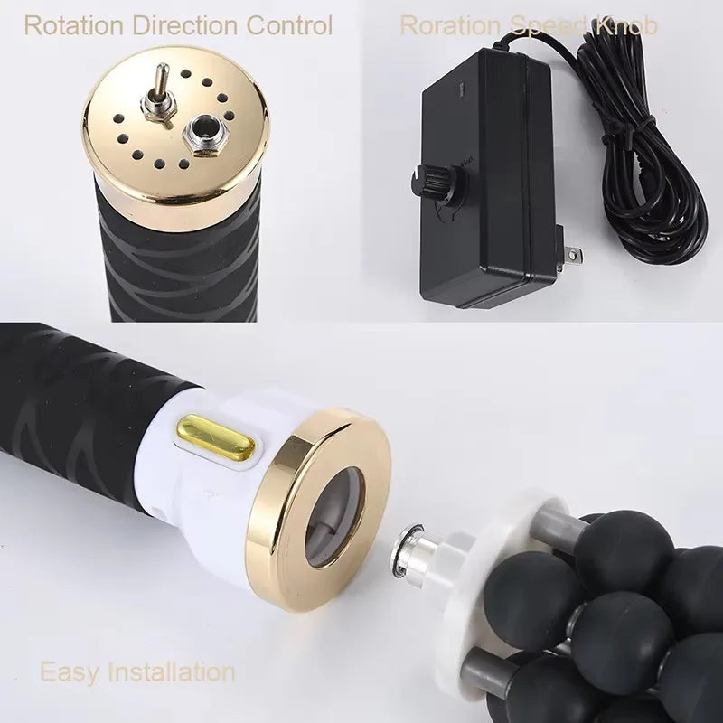 High Frequency Rolling Massage 40W Electric Roller For Muscle Body Relaxing Fitness Anti-Cellulite Slimming Machine For Women