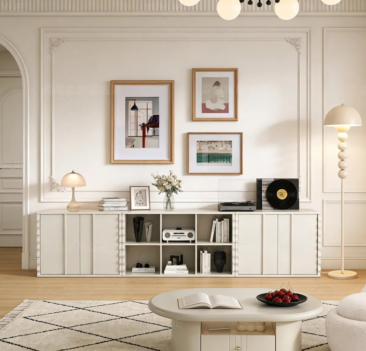 Modern Drinks Cabinets Figurine Modular Solid Wood Shelf Organization Cabinets Clearance Salon Gabinete Furniture For Home