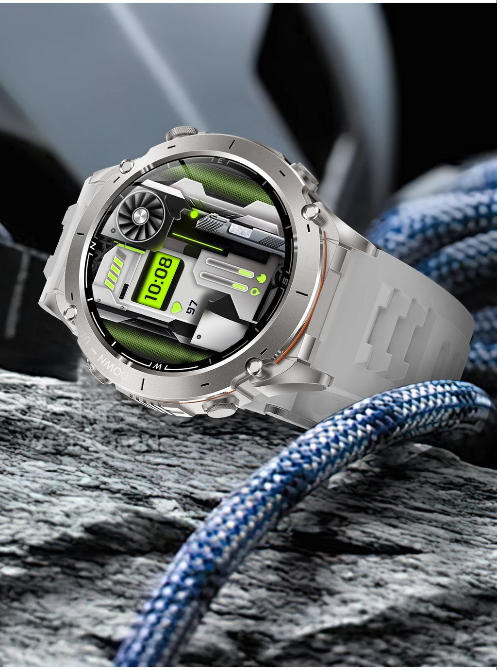 2026 New GPS Smart Watches 10 ATM Waterproof Built-in Dual-band GNSS Compass Military Sport Men SWIM Smartwatch For Android IOS