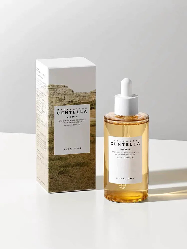 Korean Centella Ampoule Essence,Brightening Calming and Repairing Pores Smoothing Face Moisturize Serum Daily Face Care Products