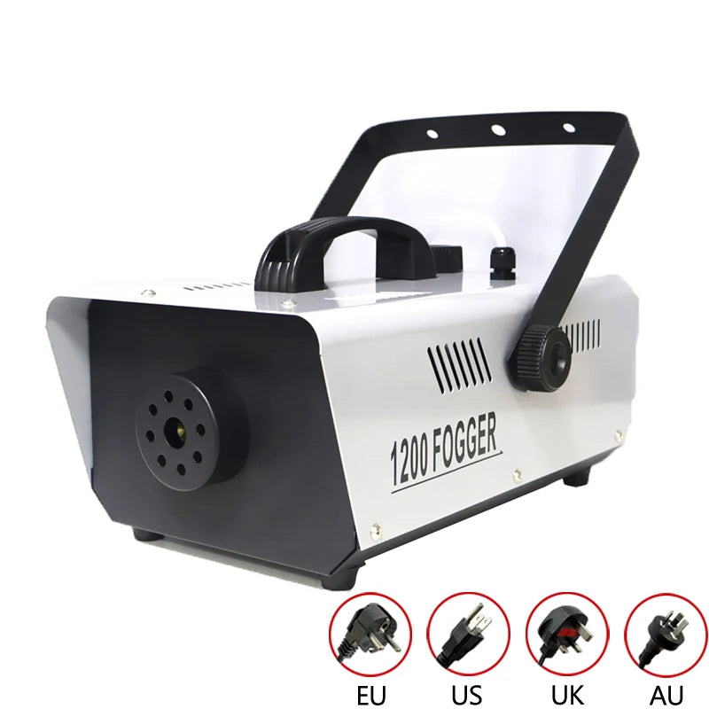 1200W Fog Smoke Machine Dual Remote Quick Heat Continuous Spray for Stage Wedding & Engagement Bithday Party Christmas Halloween