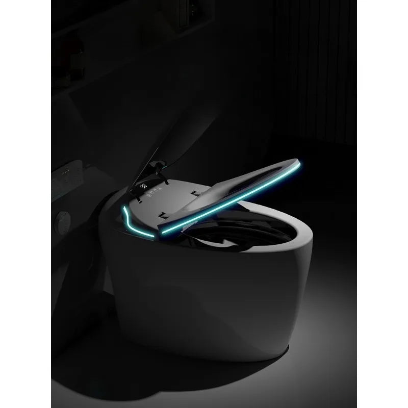 Egg-shaped smart toilet seat, fully automatic integrated household waterless pressure toilet, very practical