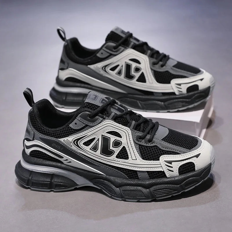 Shoes for Men Sneakers 2026 Fashion Breathable Sports Shoes Men Outdoor Running Shoes Lace Up Training Sneakers Tenis Masculino