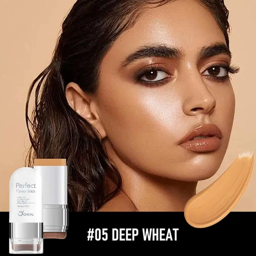 Perfect Cover Stick Concealer Foundation Stick, Lightweight Natural Coverage, Smooth Texture Easy Application For Daily Makeup