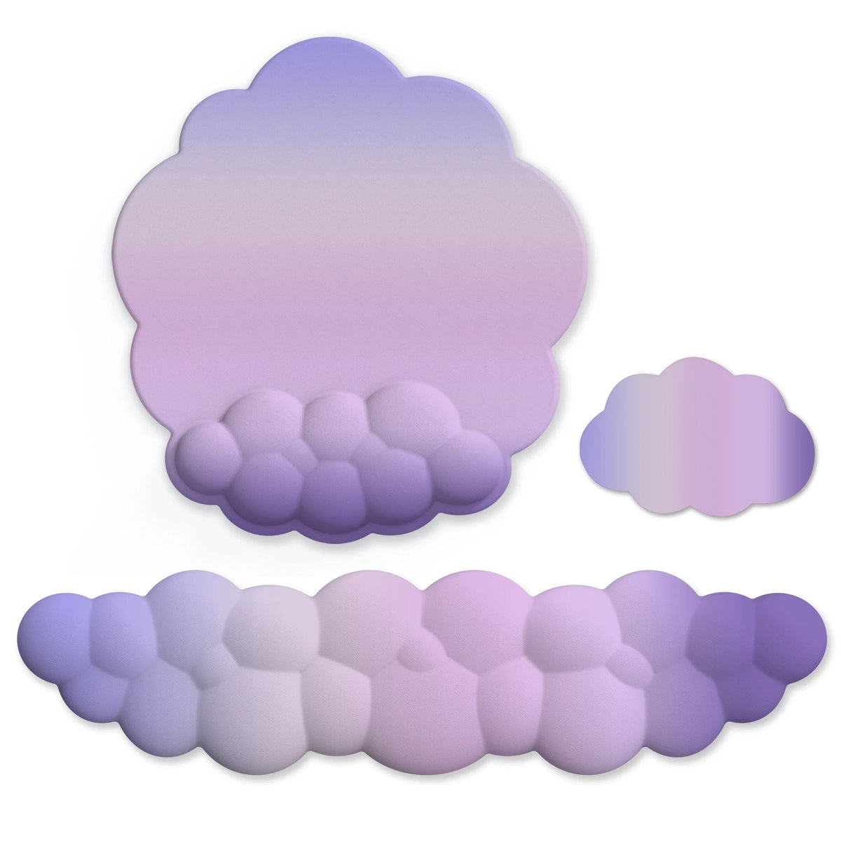 Cloud Gradient Gaming Keyboard Pad Wrist Pad Cloud Wrist Pad Mouse Pad Ergonomic Laika Foam Memory Non-Slip Support Office