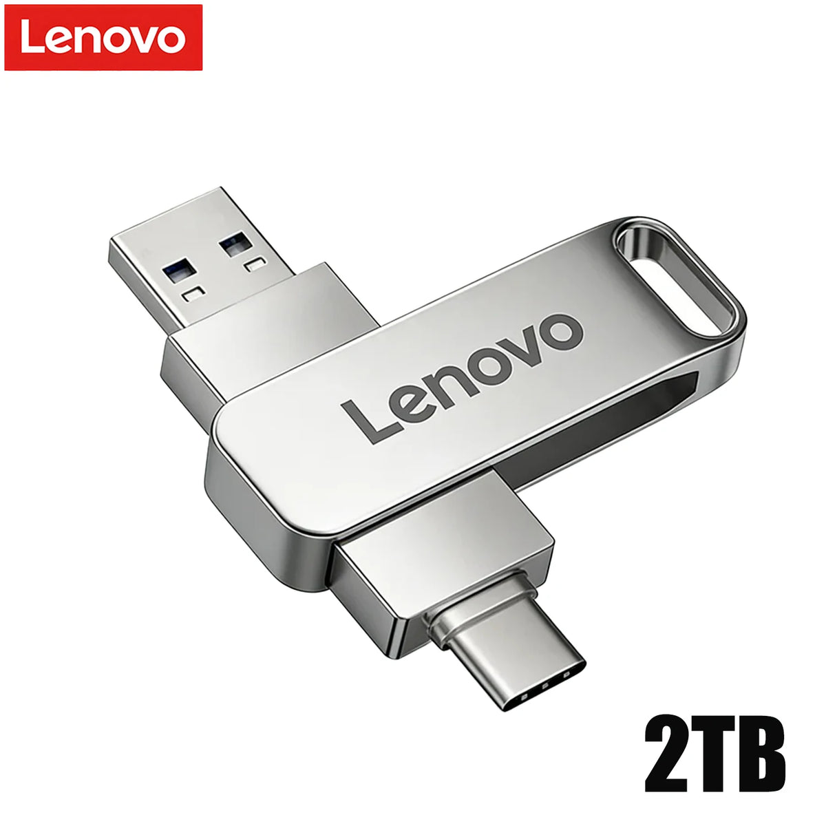 Lenovo OTG Pen Drive 1TB High Speed USB 3.2 Flash Drives Metal Type-C Pendrive 512GB Waterproof Stick For Phone Computer