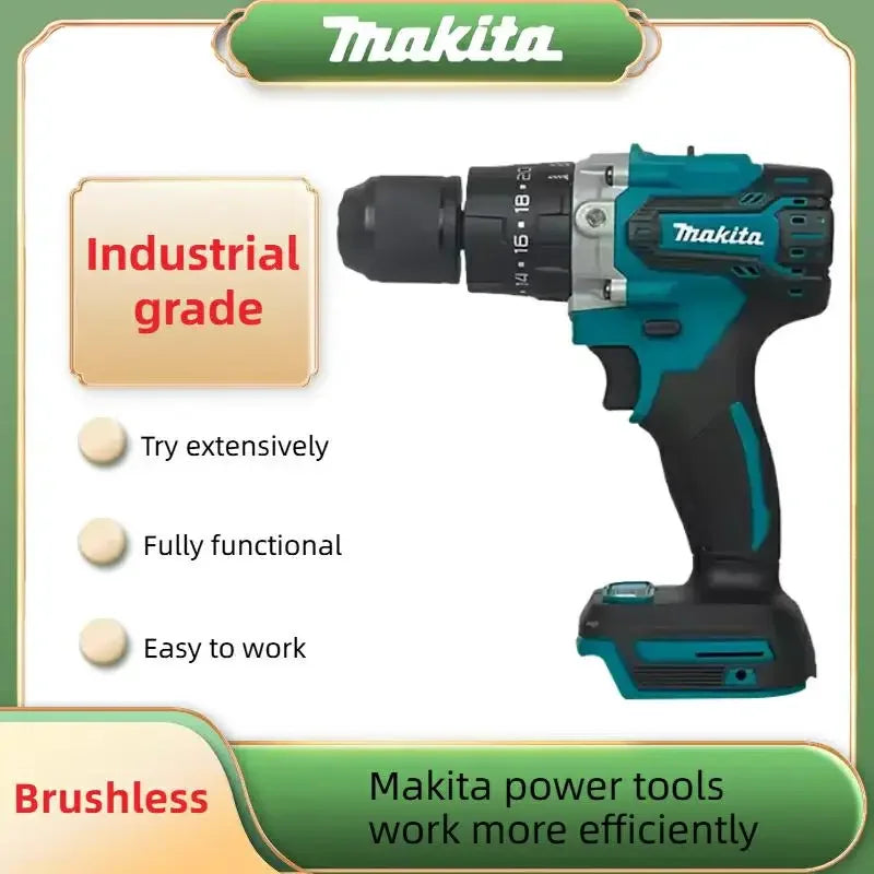 MAKITA 18V lithium electric rechargeable hand drill DDF487-13mm without battery and charger