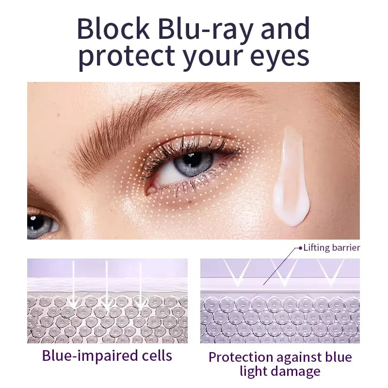 Anti Wrinkle Anti Dark Circle Eye Cream Roller Massager Moisturizing Eye Bags Anti Aging Hyaluronic Acid Eye Skin Care Products