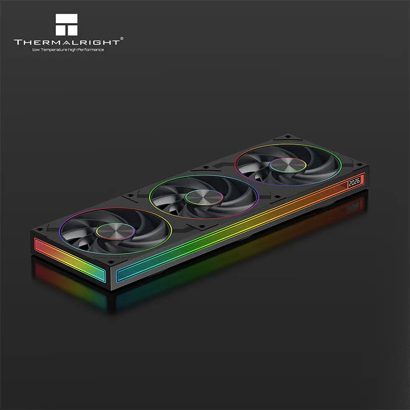 Thermalright TL-UC12/24/36 Performance Level Fan Pressure Fan ARGB Infinity Mirror Smart Speed Display 2400 RPM PWM Temperature