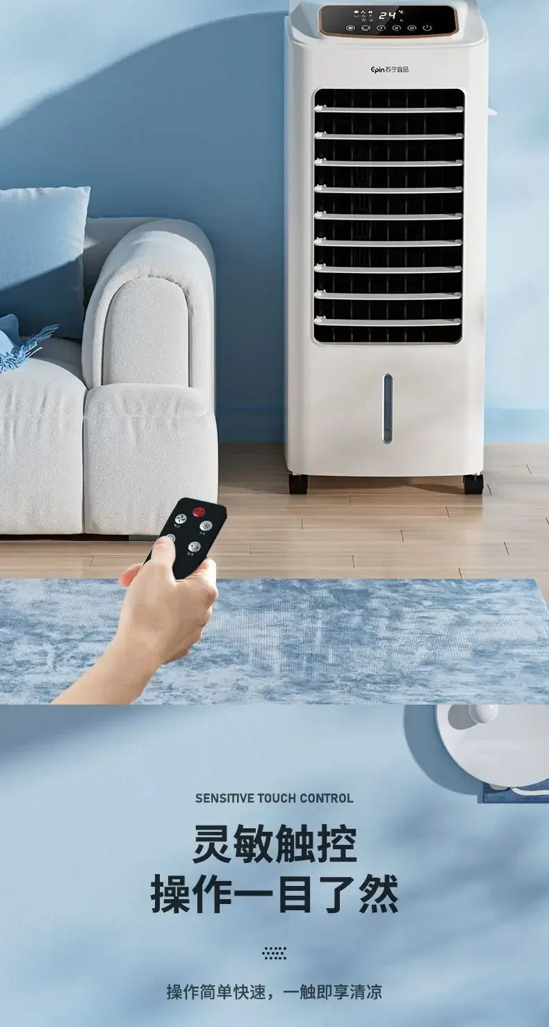 Portable Powerful Cooler: Cooling and Heating Dual-Use. For Home, Office, Dormitory. mini air conditioner
