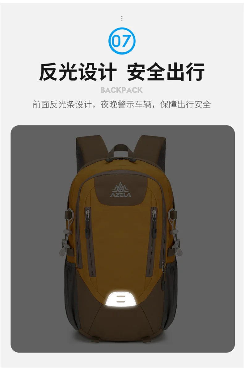Outdoor Hiking Backpack for Women and Men Nylon Waterproof Travel Backpacks High Quality Mountaineering Camping Sports Bag