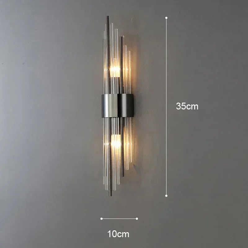Luxury Wall Lamp Modern LED Gold Wall Light Indoor Lighting Wall Sconce Home Decor for Living Room Bedroom Bedside Stairs Lamps