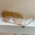 Sun Glasses Women Stylish Brand Design Beach Vacation Shades Oversize Sunglasses 2026 New in Fashion Outdoor Casual Decor