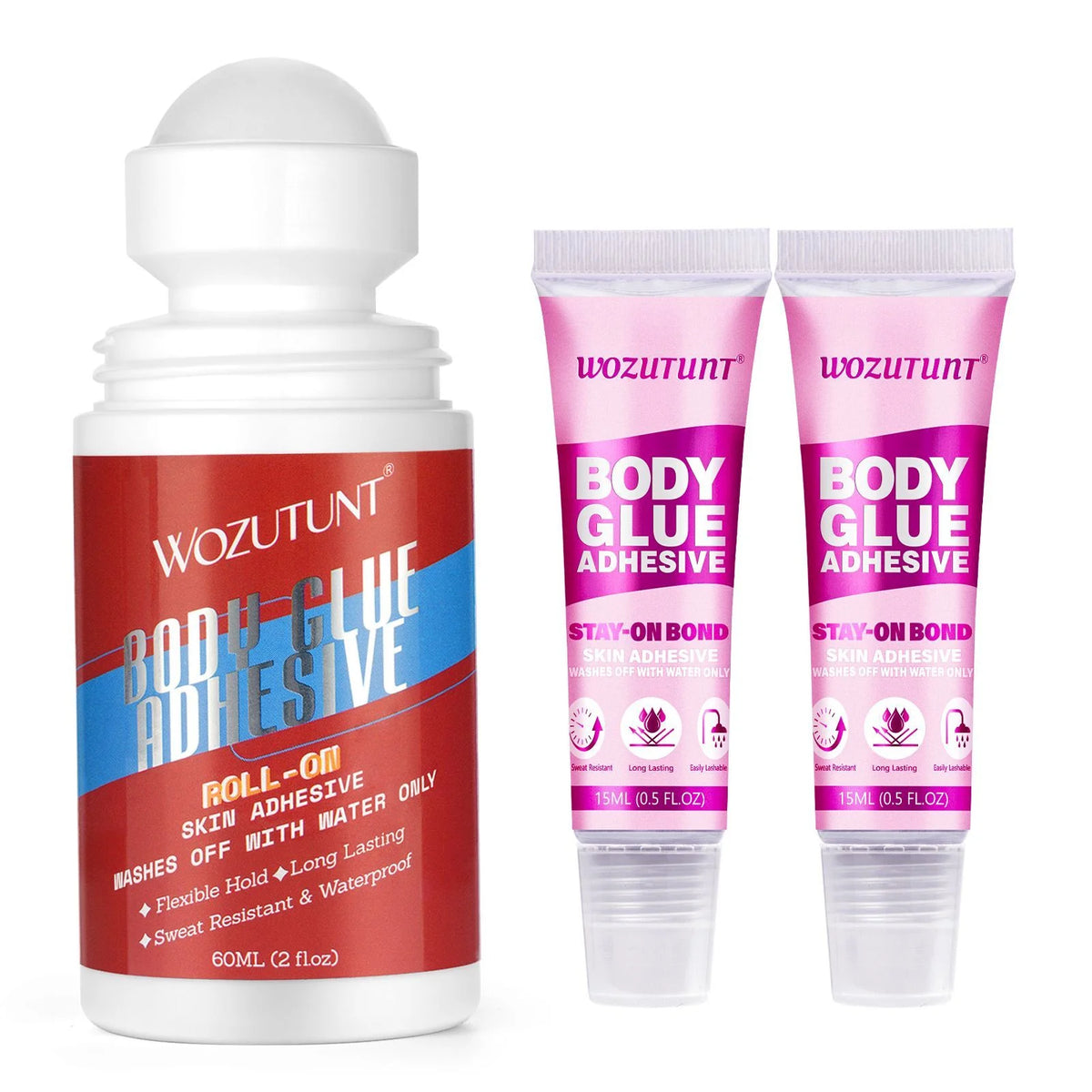 Anti-Slip Glue Roll On Skin Adhesive，Anti-exposure Bra Non-slip Fixed Long-lasting Hold, Easy To Use Products for Women Clothing