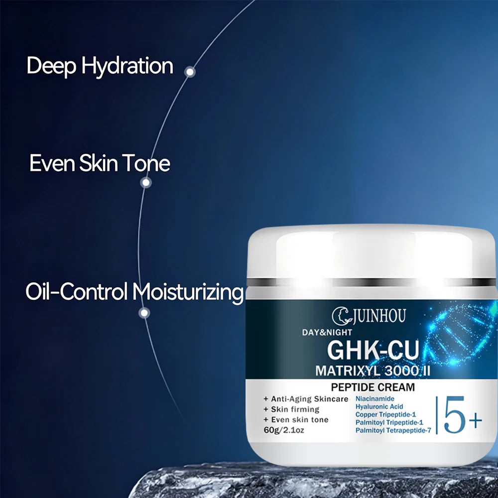 JUINHOU Copper Tripeptide & Matrixyl 3000 II Deep Hydration Face Cream Skin Barrier Repair Brighten Skin Cream Moisturizing Skin