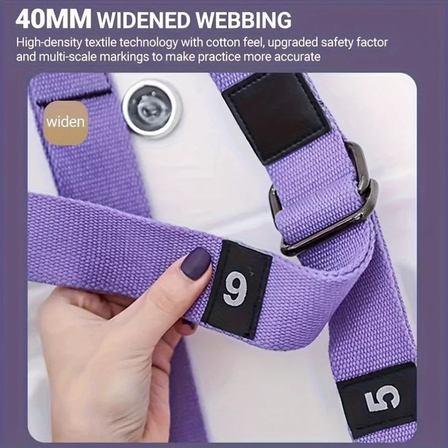 Adjustable Aerial Yoga Strap Elastic Stretch Door Hanging Yoga Belts Hammock Swing Fitness Handstand Rope Training Device Women