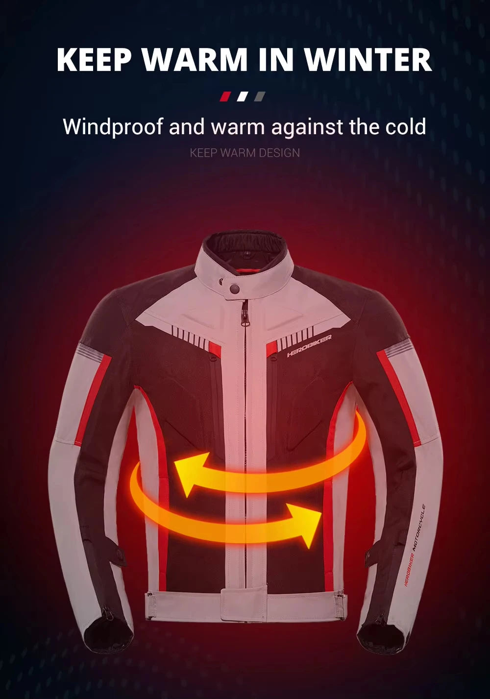 Motorbike Riding Jacket Waterproof Moto Garments Casual Biker Jackets Wear Resistant Motorcycle Wear